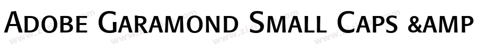 Adobe Garamond Small Caps & Oldstyle Figures字体转换